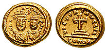 solidus del emperador Heraclius