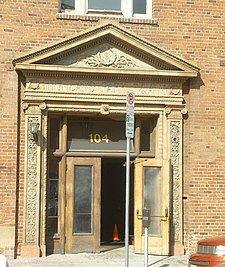 Main Entrance along Avenue 56 Highland Park Masonic Temple, Main Entrance.jpg