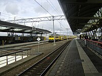 Trein uit Schiphol en Amsterdam met eindpunt Hoofddorp.