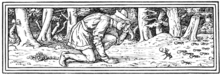 Illustration by Walter Crane, 1882 Household stories Bros Grimm (L & W Crane) headpiece p262.png