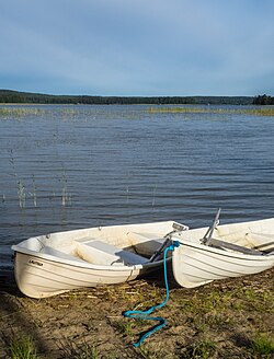 Ilmoilanselkä at Lautsia, morning.jpg