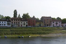 La parte bassa di Borgo Ticino.