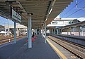 駅ホーム（2022年2月）