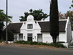 JVDS house, gable date 1834. Also one of the Rothman properties. Known as Rothman House. Early 19th century T-shaped house in excellent condition. Also adjacent cottage. Property is of considerable architectural, historical and environmental importance cu Type of site: House Current use: House. JVDS House.JPG