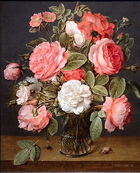 File:Jacob van hulsdonck, rose in un vaso di vetro, 1640-45 ca. 02.jpg