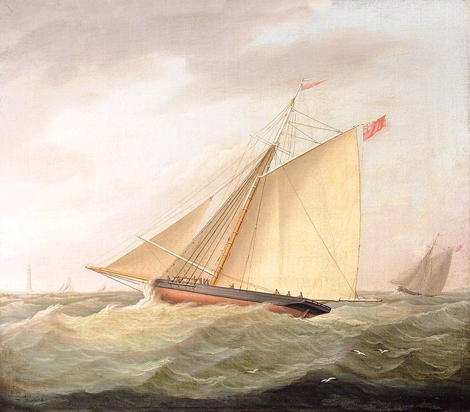 File:James Edward Rogers (1838-1896) - The Yacht 'Pearl' - 1175961 - National Trust.jpg