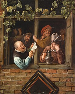 "De rederijkers" door Jan Steen