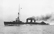 Japanese cruiser Tatsuta 1919