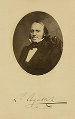 Thumbnail for File:Jean Louis Rodolphe Agassiz by an unidentified artist, c. 1857, albumenized salted paper print, from the National Portrait Gallery - NPG-NPG 80 239Agassiz-000001.jpg