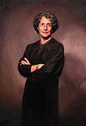 Claudia Ann Wilken '75, former Chief Judge, United States District Court for the Northern District of California Judge Claudia Wilken official portrait art United States District Court by Scott Johnston.jpg