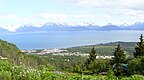 Homer, Alaska, USA - Widok na Rzekę Bradley (Brad