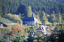 Kirke i Aura im Sinngrund