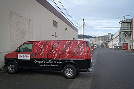 Kobos Coffee delivery van