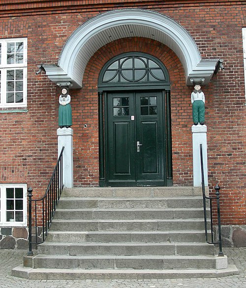 New entrance to the former Tøxens Skole in Køge (now Sankt Nicolai Skole Nord)