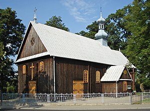 Sv. Katrīnas baznīca Zduņskas Volas lauku gminas Korčevā