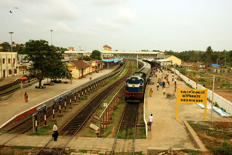 Calicut Railway Station was established during the Colonial rule
