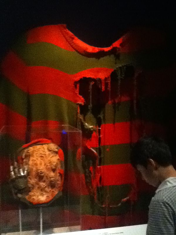 Freddy Krueger sweatshirt from A Nightmare on Elm Street 4: The Dream Master, the fourth film in the series