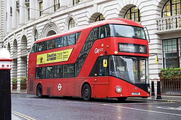 London Central New Routemaster in London in April 2024