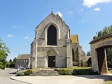 Église Sainte-Marie-Madeleine, façade occidentale.