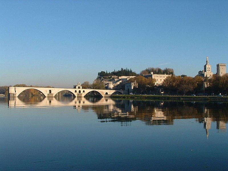 Le pont d'Avignon depuis l'Ã®le de la Barthelasse.jpg