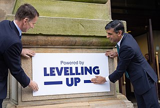 <span class="mw-page-title-main">Levelling-up policy of the British government</span> UK government policy under Boris Johnson and Rishi Sunak