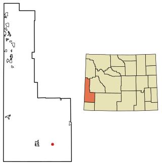 <span class="mw-page-title-main">Opal, Wyoming</span> Town in Wyoming, United States