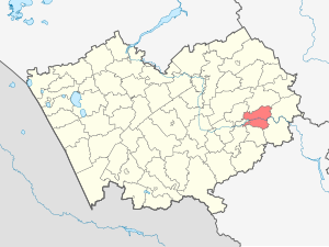 Biysk-distriktet på kortet