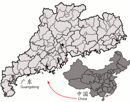 Kaart van Zhuhai