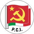 Italian kommunistisen puolueen logo