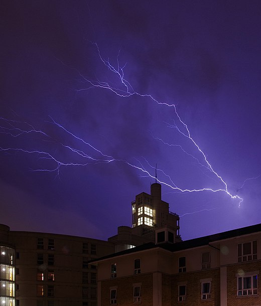 Lightning and urban lighting are some of the most dramatic effects of electricity