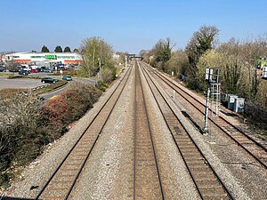 Picture of a part of the Long Eaton railroad.