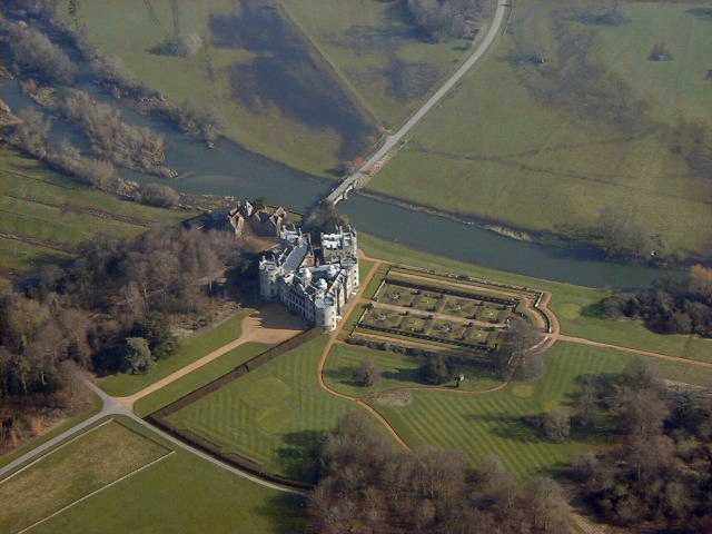 Longford Castle overlooks the river