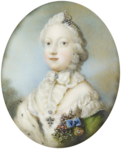 Kronprinsessan Louise. Emaljporträtt av William Essex (1846)