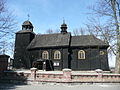 drewniany kościół parafialny pw. św. Mikołaja z 1660 r., XIX w.