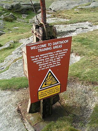 <span class="mw-page-title-main">Dartmoor Training Area</span> Military training area in Devon, England