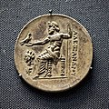 Macedonia - king Philippos V - 220-200 BC - silver tetradrachm - head of Herakles - Zeus aetophoros - London BM 1841-B-724