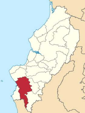 Localización del Cantón de Jipijapa