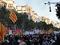 La manifestació a Girona