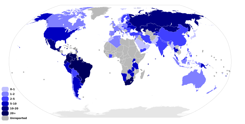 صورة:Map-world-murder-rate.svg