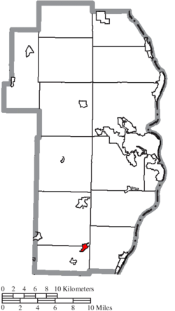 Location of Dillonvale in Jefferson County