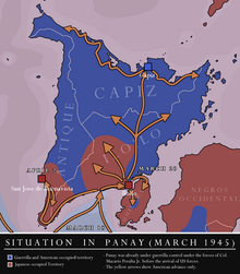 Map of Panay before the landing of US forces on March 18, 1945. Map of Panay Mar 1945.png