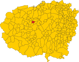 Piasco - Mapa