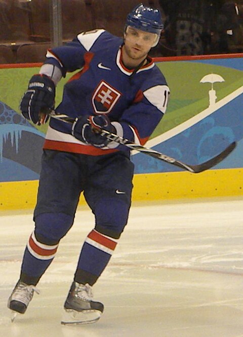 Marián Gáborík w barwach reprezentacji Słowacji (2010)