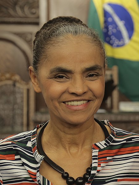 Marina Silva, influential Brazilian green politician