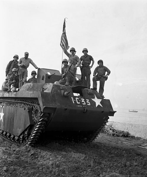 File:Marines on LVT at Inchon 1950.jpg