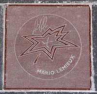 Mario Lemieux's star Mario Lemieux star on Walk of Fame adjusted.jpg