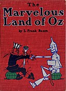 Cover of The front cover of The Marvelous Land of Oz (1904)