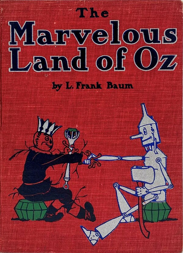 The Marvelous Land of Oz, sequel to The Wonderful Wizard of Oz, was an official sequel novel written to satisfy popular demand.