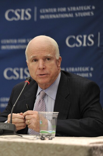 U.S. Senator John McCain at CSIS in October 2012
