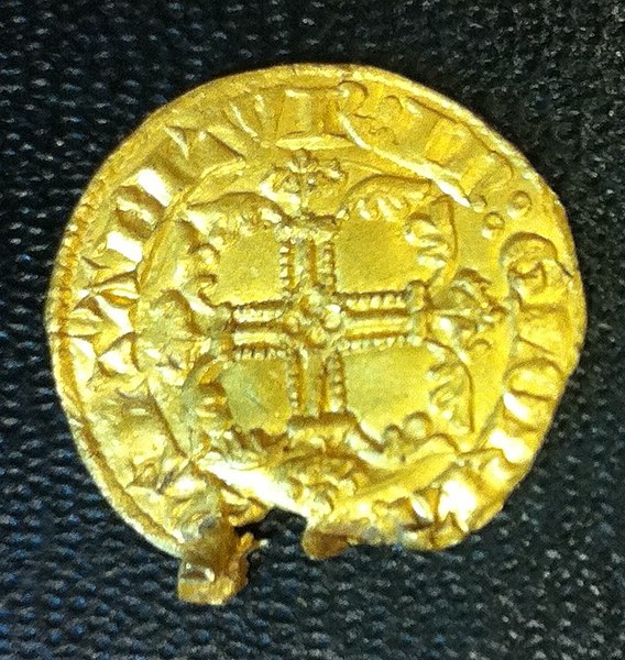 File:Medieval coin, Edward III quarter-florin (FindID 730465).jpg